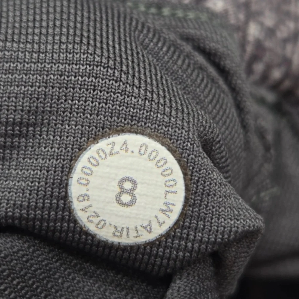 Lululemon Hotty Hot Short II 2.5" Heather Lux Multi Black Gray Reflect Size 8 - Picture 4 of 9
